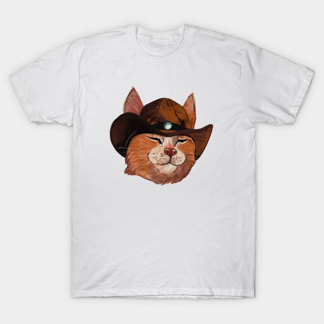 Howdy Cowboy T-Shirt by Catwheezie